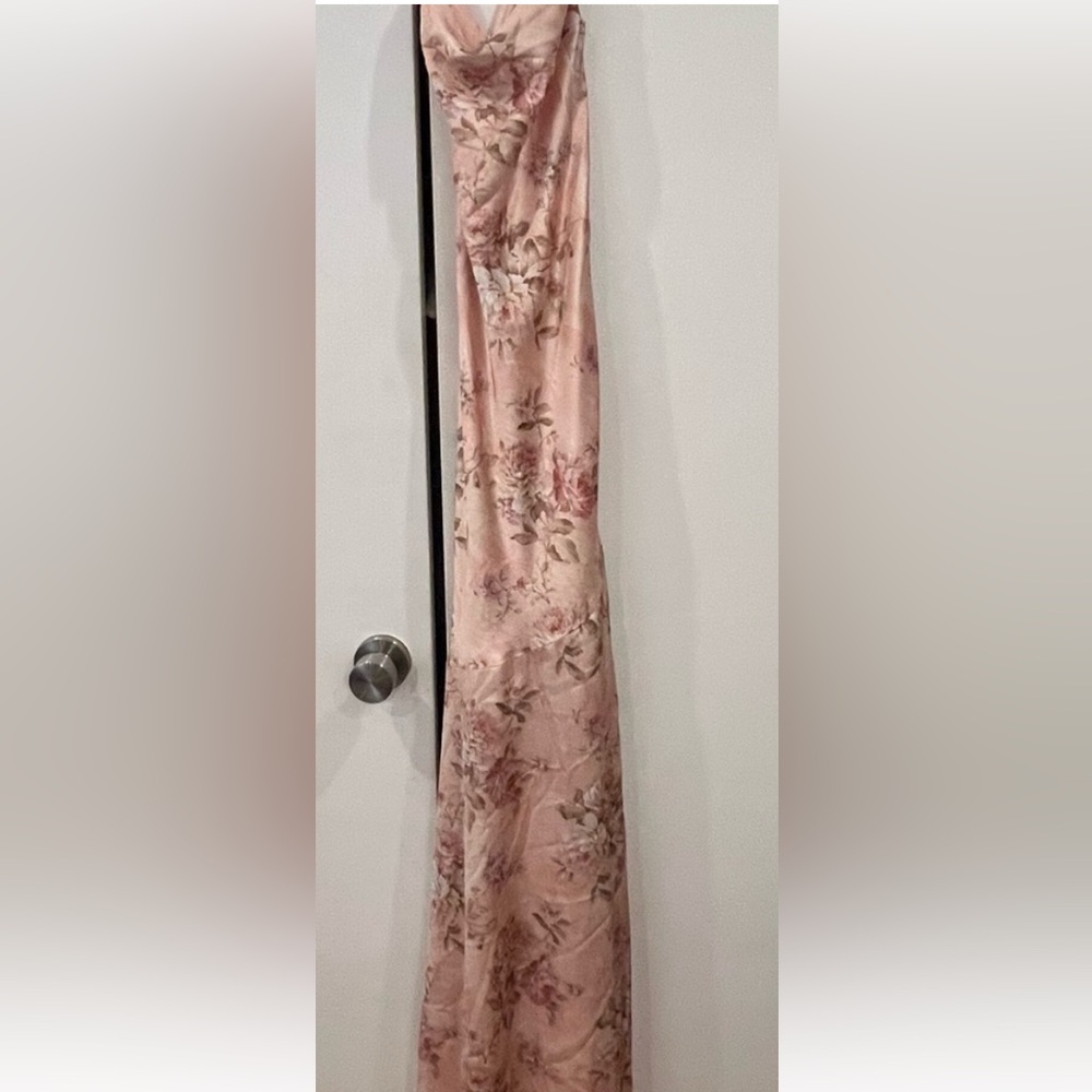 NWT V. Chapman Isla Floral Pink Maxi Dress Size 0 - Picture 7 of 8